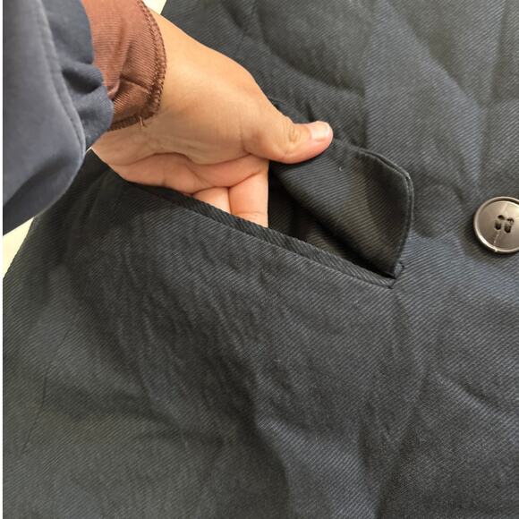 Madewell XS Drapeweave Caldwell Double-Breasted Blazer Academia Contemporary - Picture 6 of 12